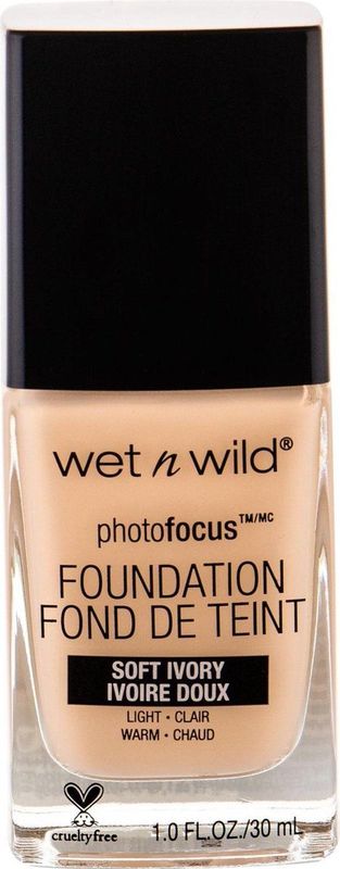 Wet 'n Wild - Photo Focus Foundation - Soft Ivory - 30 ml