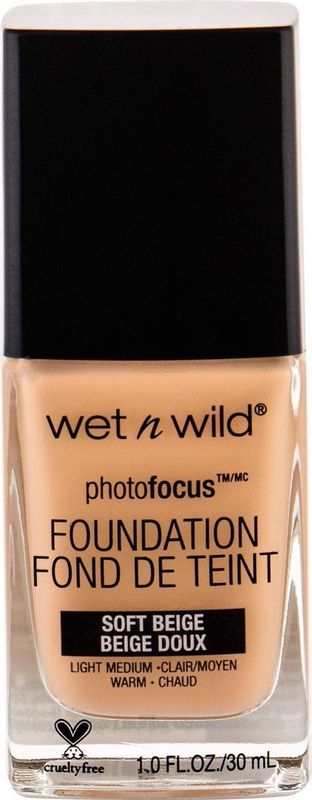 Wet 'n Wild - Photo Focus Foundation - Soft Beige - 30 ml