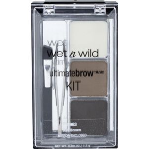 Wet 'n Wild - Ultimate Brow Kit - Wenkbrauw Make-up - Ash Brown - 2,5 g