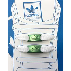 Adidas Lace Jewel Deluxe - Aluminium Groen - Sieraad Voor Veters