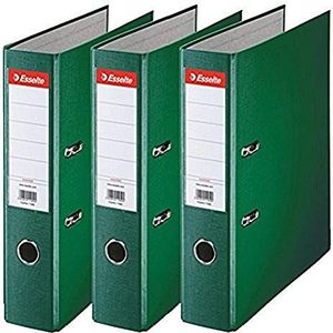 Pack van 3 PP/papier rug: 50 mm groen