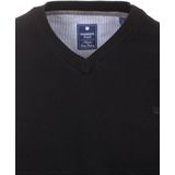 Redmond - Trui - Zwart - V-hals - 100% Katoen