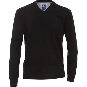 Redmond - Trui - Zwart - V-hals - 100% Katoen
