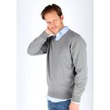 Redmond - Casual Trui - Grijs - V-hals - 100% Katoen