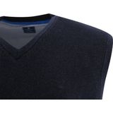 Redmond heren spencer katoen - V-hals - marine blauw
