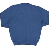Redmond - Casual Trui - Donkerblauw - V-hals - 100% Katoen