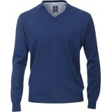 Redmond - Casual Trui - Donkerblauw - V-hals - 100% Katoen