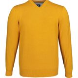 Redmond Casual Trui V-hals oker, Effen