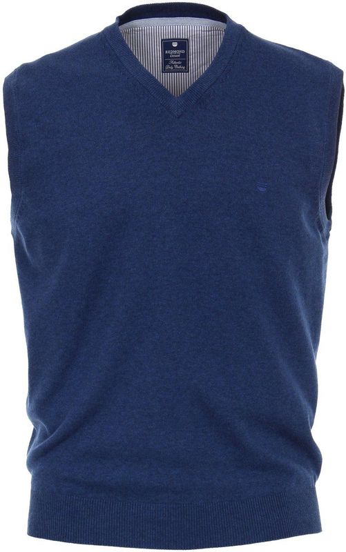 Redmond - Spencer - Blauw - 12 - Puur Katoen - V-hals - Normale Pasvorm