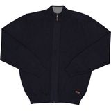 Redmond heren vest katoen - met rits - marine blauw