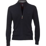 Redmond heren vest katoen - met rits - marine blauw
