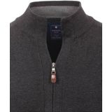 Redmond - Vest - Grijs - Heren - Met Rits - Licht Getailleerd