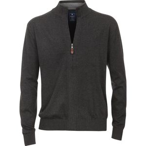 Redmond - Vest - Grijs - Heren - Met Rits - Licht Getailleerd