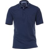 Redmond regular fit poloshirt - jeansblauw melange