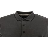 Redmond regular fit poloshirt - antraciet melange