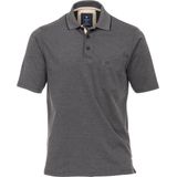 Redmond regular fit poloshirt - antraciet melange