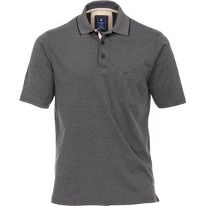 Redmond regular fit poloshirt - antraciet melange