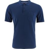 Redmond regular fit poloshirt - jeansblauw melange