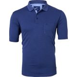 Redmond regular fit poloshirt - jeansblauw melange