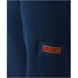 Redmond - Heren Schipperstrui - Blauw - Katoen - Opstaande Kraag