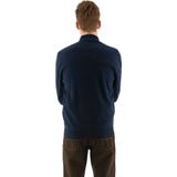 Redmond - Half-Zip Sweater - Blauw - Effen - Lange Mouw - 100% Katoen