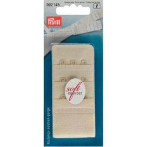 Prym BH tussenstukje 40 mm - 3 haakjes - 40 - Creme