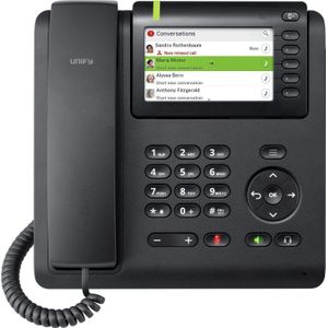 Unify - OpenStage Deskphone CP600 - Zwart - Draaibaar Grafisch Display