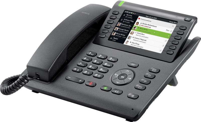 Unify - Sip CP700 - Telefoon - Zwart - VoIP-bureau telefoon met 6 SIP-accounts