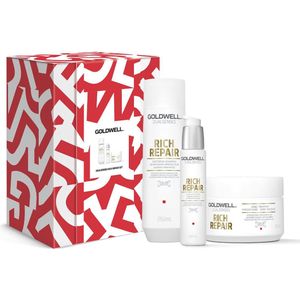Goldwell - Rich Repair Set - Haarverzorging - Inclusief Shampoo, Treatment en Serum