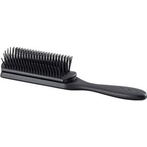 Varis - Denman Brush - Haarborstel - Zwart - Rubber Kussen - 7 Rijen