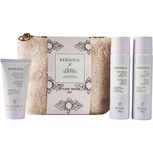Kerasilk - Styling Travel Set - Gladmakende Föhncrème en Hairspray - Beperkte Holiday Editie