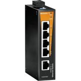 Weidmüller Fast Ethernet Switch - 5 Poorten - Zwart/Oranje