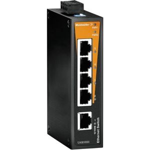 Weidmüller Fast Ethernet Switch - 5 Poorten - Zwart/Oranje