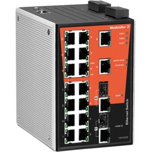 Weidmüller - Switch Top-hat rail - Netwerkschakelaar - 16 Havens - 10/100 Mbps