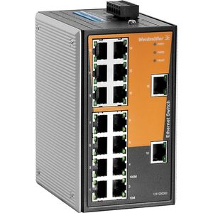 Weidmüller - IE-SW-VL16T-16TX - Netwerkschakelaar - 16 Havens - DIN Rail