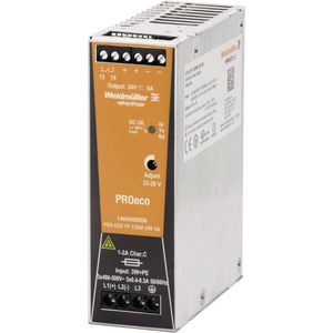 Weidmüller PRO ECO 120W 24V 5A DIN-rail netvoeding 24 V/DC 5 A 120 W 1 x