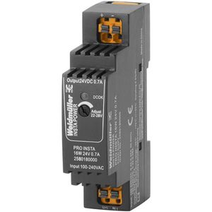 Weidmüller 2580180000 Schakelnetvoeding 24 V/DC 0.7 A 16 W Inhoud 1 stuk(s)
