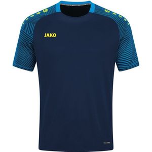JAKO - Uniseks T-Shirt Marine/Jako-Blauw - Ademend, Sneldrogend