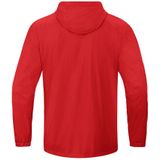 JAKO - All-Weather Jas Team 2.0, Uniseks-Volwassene, Rood, 3XL