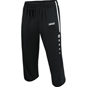Jako Active 3/4 Trainingsbroek Kinderen - Zwart / Wit