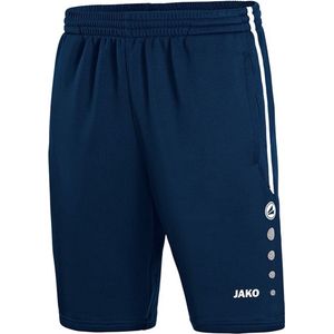 Jako Sportbroek - Unisex - donkerblauw/wit