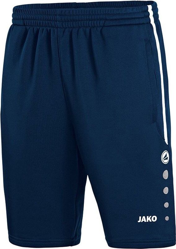 Jako Sportbroek - Unisex - donkerblauw/wit