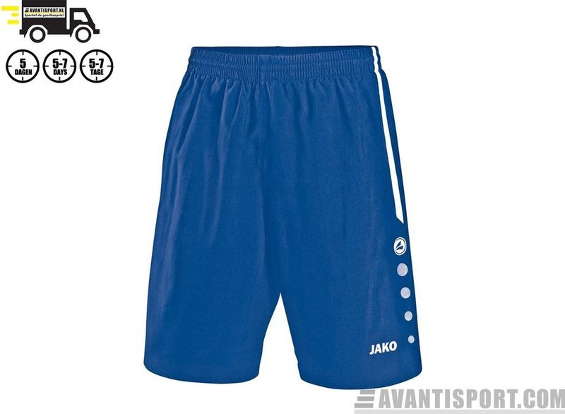 Jako Turin Short - Voetbalbroek - Jongens - Blauw kobalt