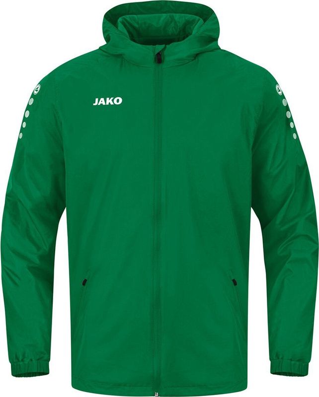 JAKO Ball Goal Classico MS – 32 platte display, machinaal genaaid, 4, meerkleurig – wit/rood-oranje/zwart