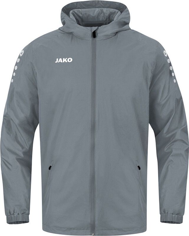 JAKO - All-Weather Jas Team 2.0, Uniseks-Kind, Steengrijs, 140