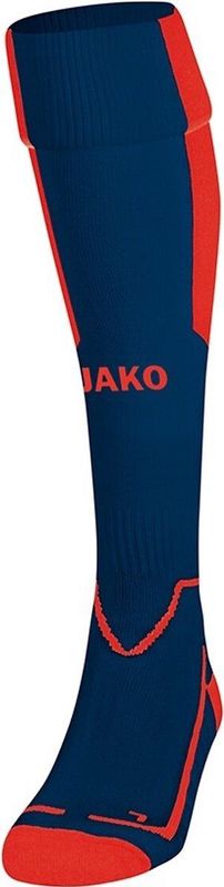 JAKO - Lazio - Sokken - Marine/Vlam - Uniseks-Volwassene