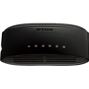 D-Link DES-1005D - Netwerkswitch - Unmanaged - Zwart