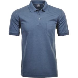 Ragman - Softknit-Polo - Poloshirt - Effen - Met Borstzak en Knoopsluiting