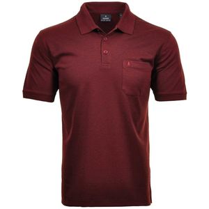 Ragman - Softknit-Polo - Poloshirt - Effen - Met Borstzak en Knoopsluiting