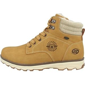 Dockers by Gerli Uniseks kinderwinterschoenen 41TE702, Geel Gouden Tan 910, 33 EU